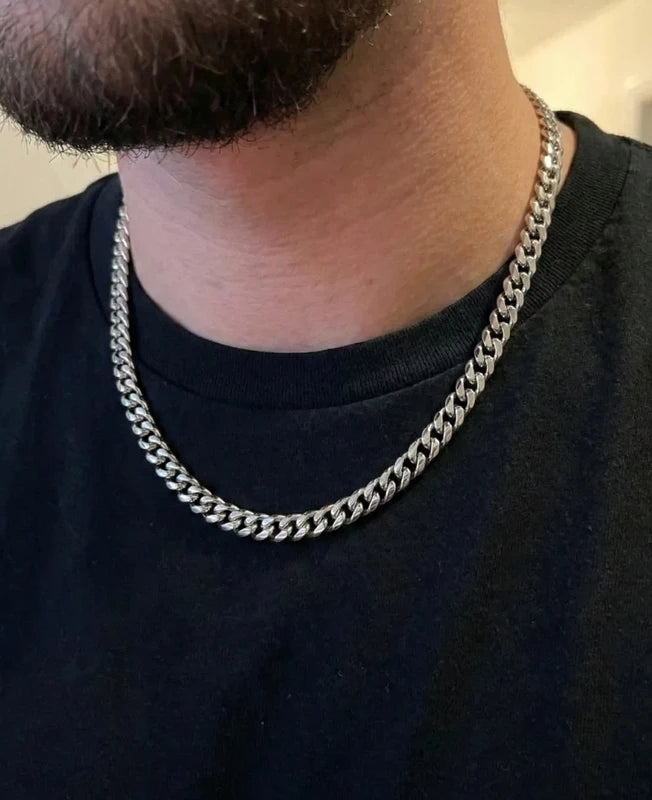 6mm Miami Cuban Chain | Silver - Coda Jewelry