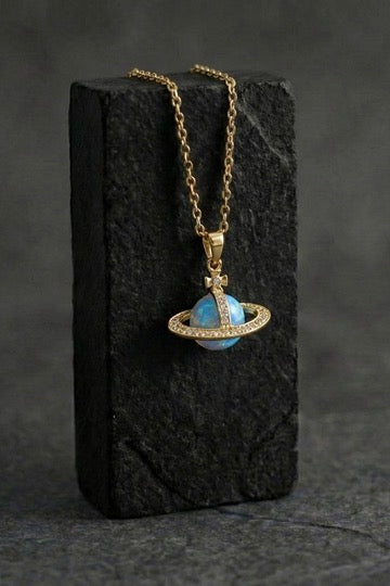 Saturn Planet Pendant - Coda Jewelry