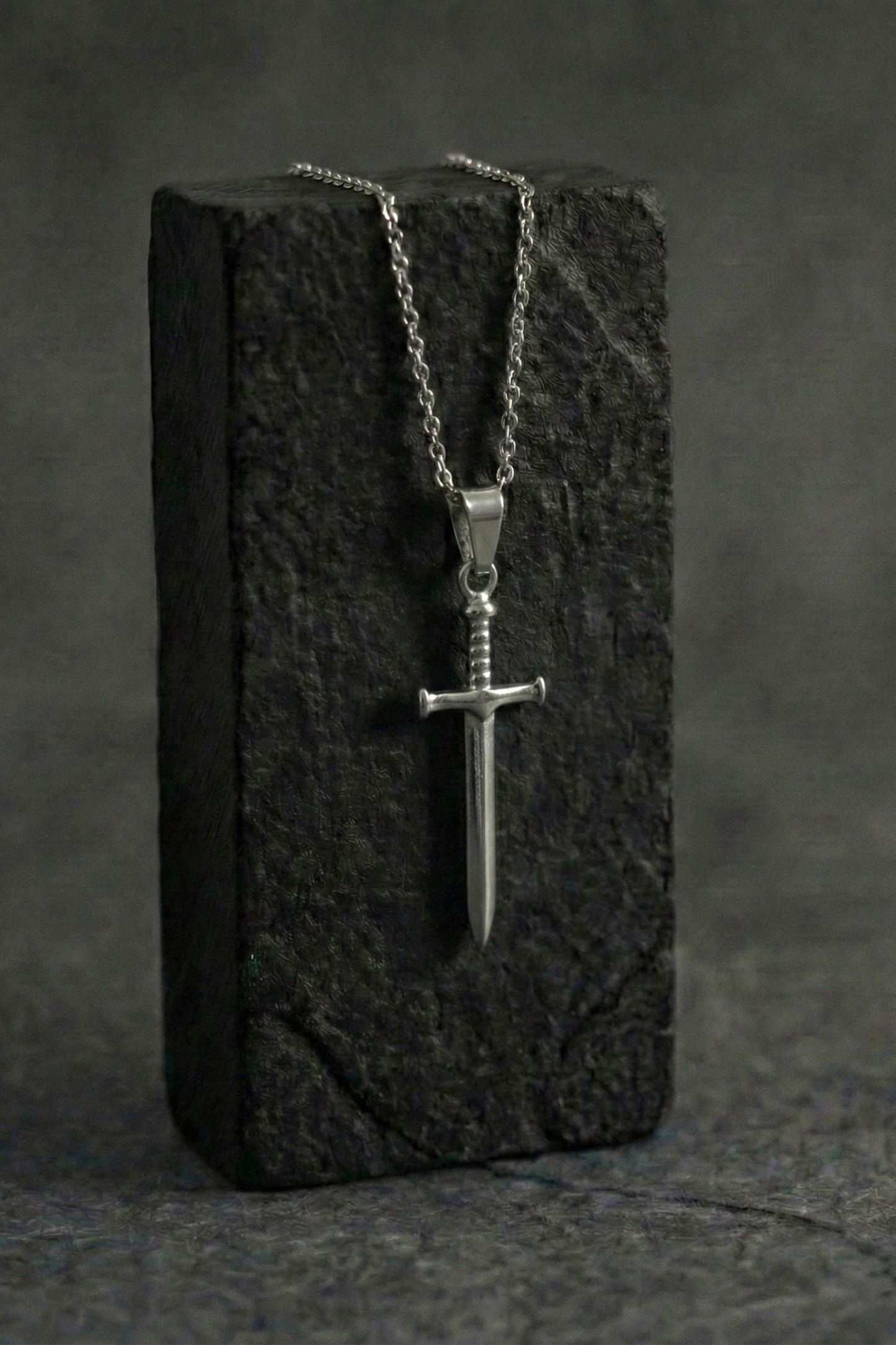 Steel Sword Pendant - Coda Jewelry