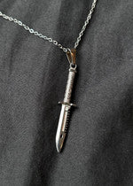 Silver Dagger Pendant - Coda Jewelry