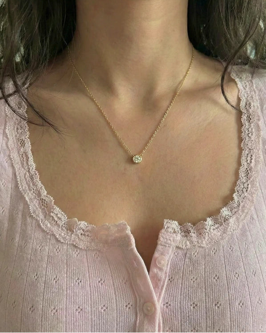 White Stone necklace