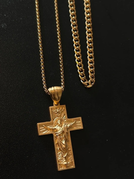Jesus Cross Pendant - Coda Jewelry