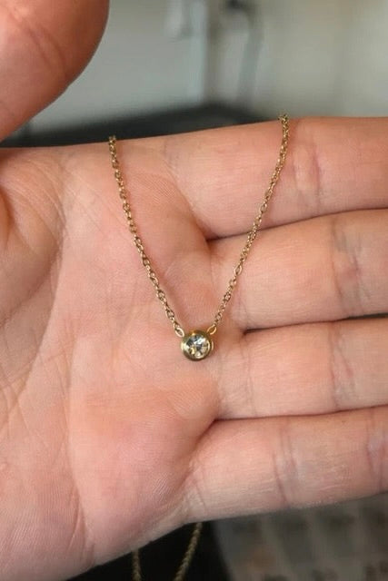 White Stone necklace