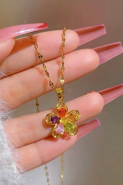 Colored Clover pendant - Coda Jewelry