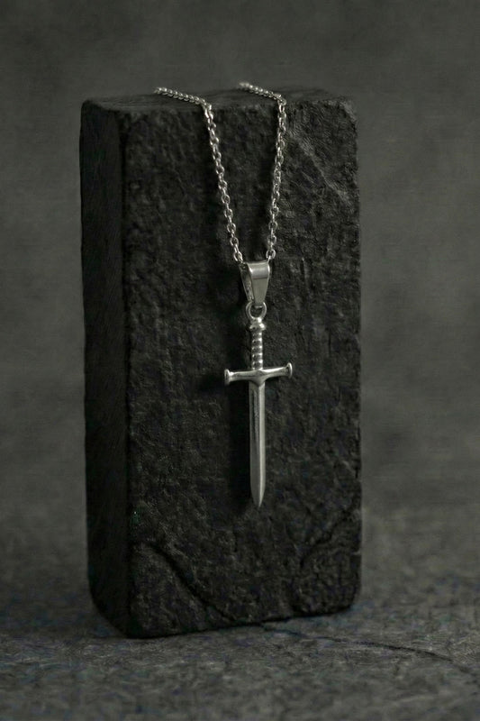 Steel Sword Pendant - Coda Jewelry