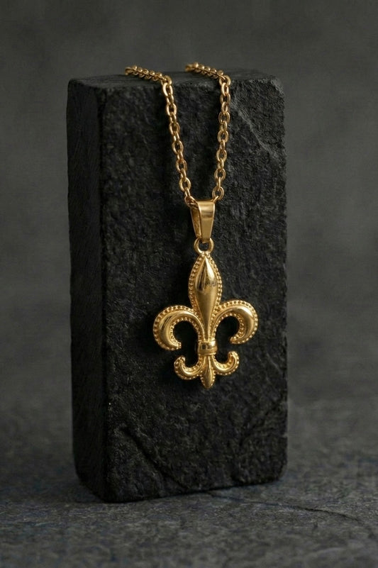 Fleur-de-Lis Saint Pendant - Coda Jewelry