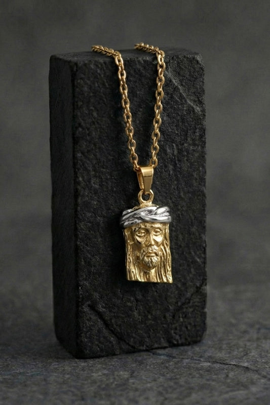 Jesus Head Pendant - Coda Jewelry