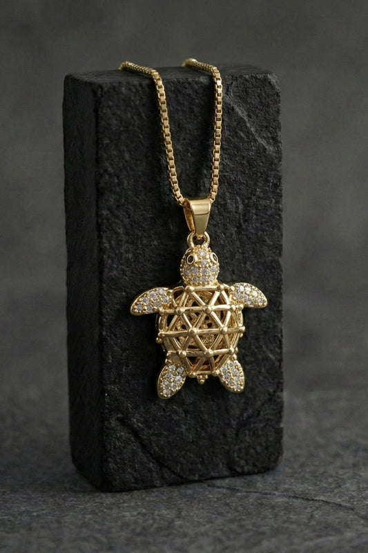 Hollow Turtle pendant