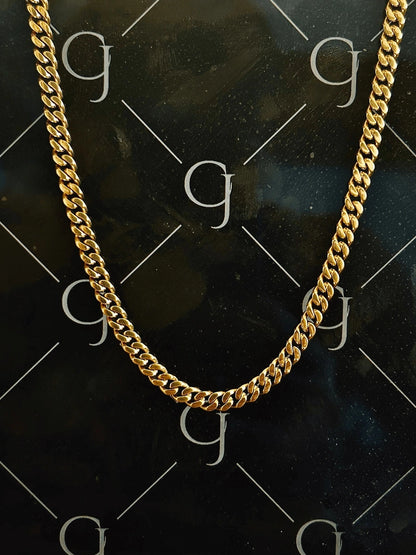 Curb Cuban Link Chain | 4mm - 14k Gold - Coda Jewelry