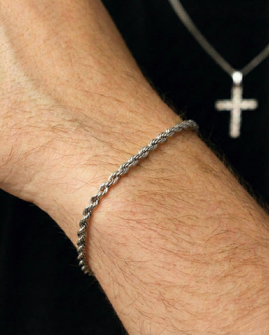 Rope Bracelet | Silver