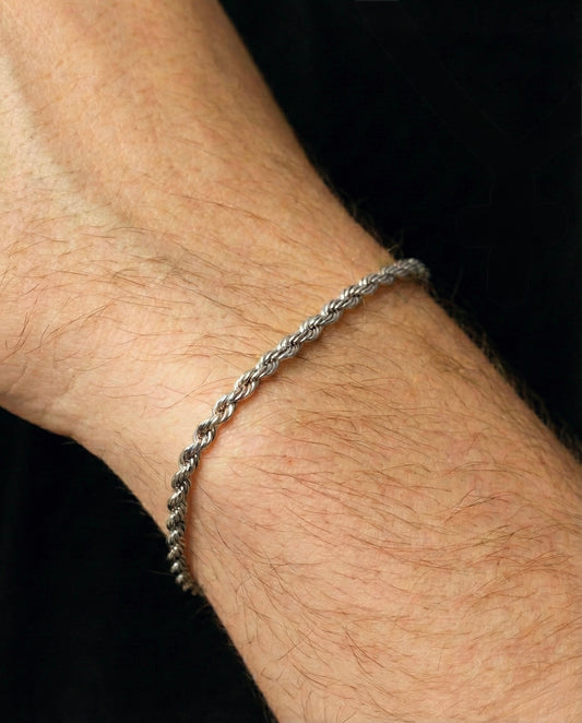 Rope Bracelet | Silver