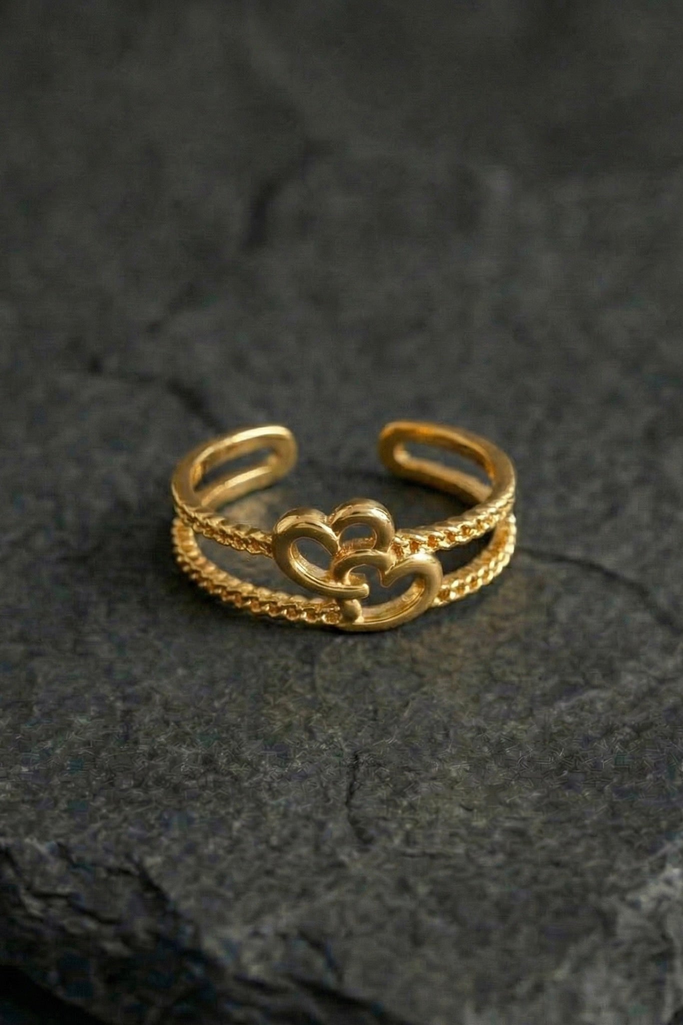 Double Heart Ring - Coda Jewelry