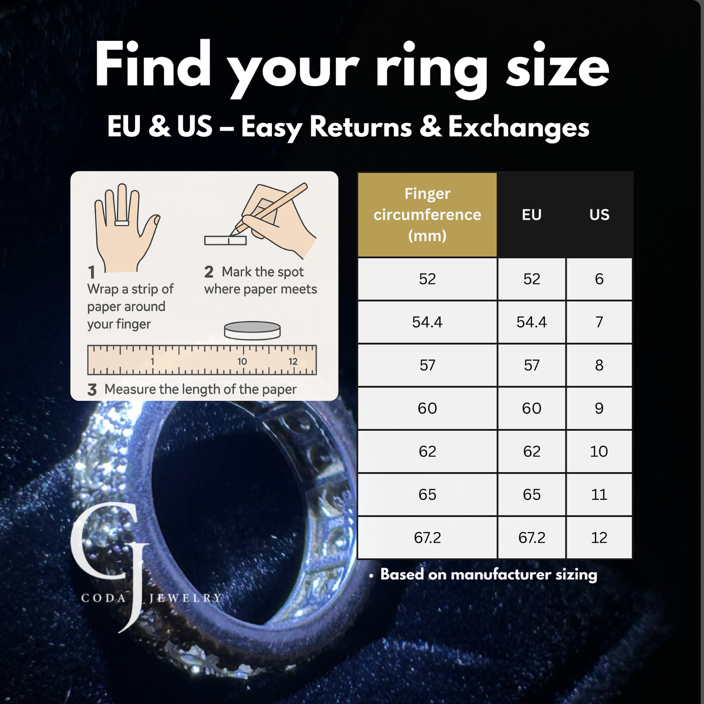 Moissanite Eternity Ring | Silver