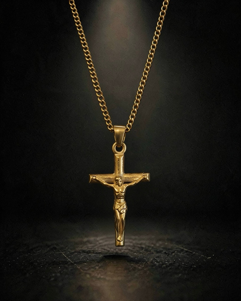 Gold Crucifix Pendant