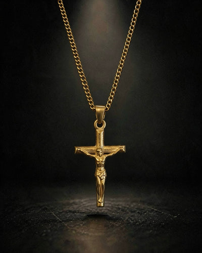Gold Crucifix Pendant