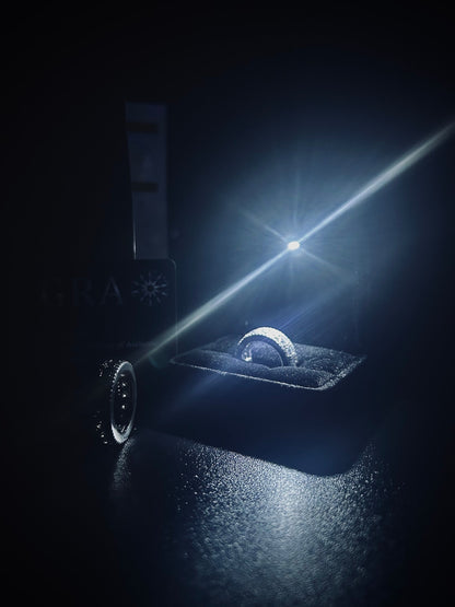 Moissanite Eternity Ring | Silver - Coda Jewelry