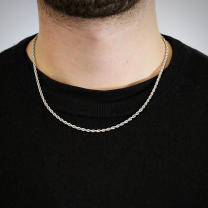 Rope Chain | 3mm - Silver - Coda Jewelry