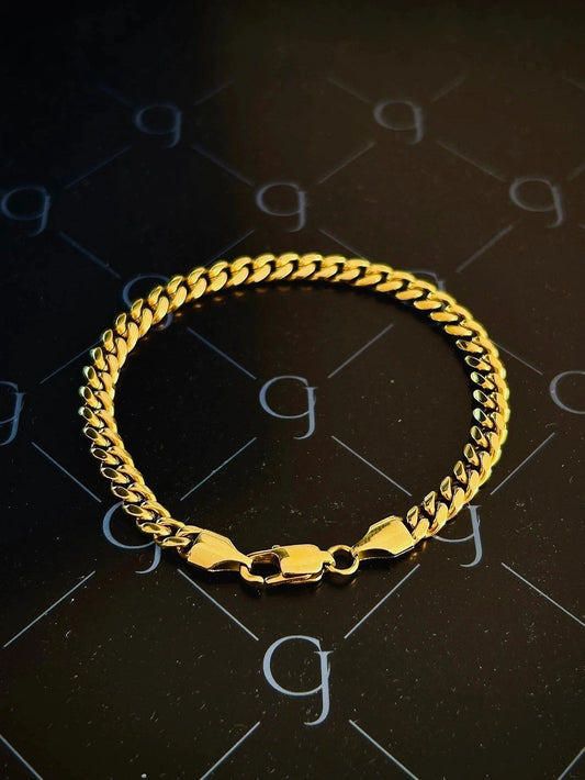 Miami Cuban Link Bracelet | 5mm - 18k Gold - Coda Jewelry