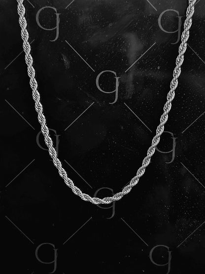 Rope Chain | 3mm - Silver - Coda Jewelry