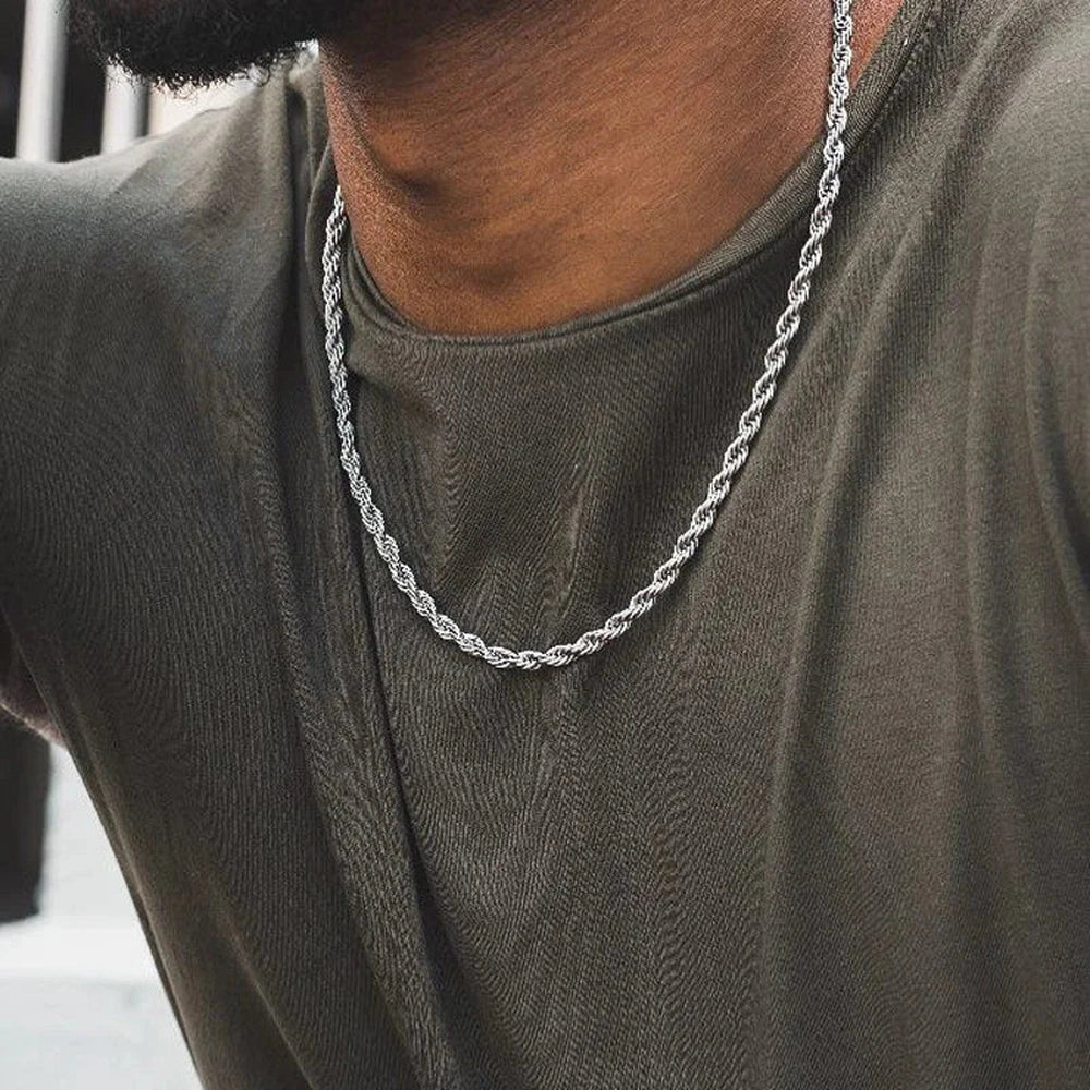 Rope Chain | 3mm - Silver - Coda Jewelry