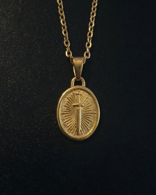 Sword Coin pendant