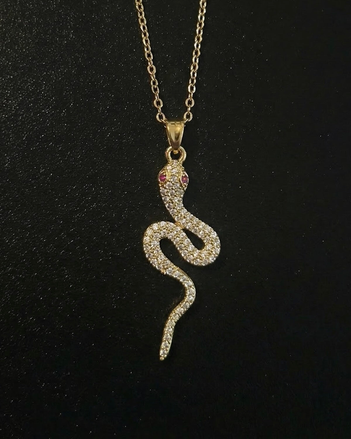 Snake stone pendant - Coda Jewelry