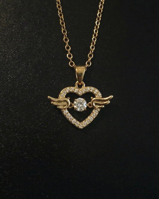 Heart wings pendant - Coda Jewelry