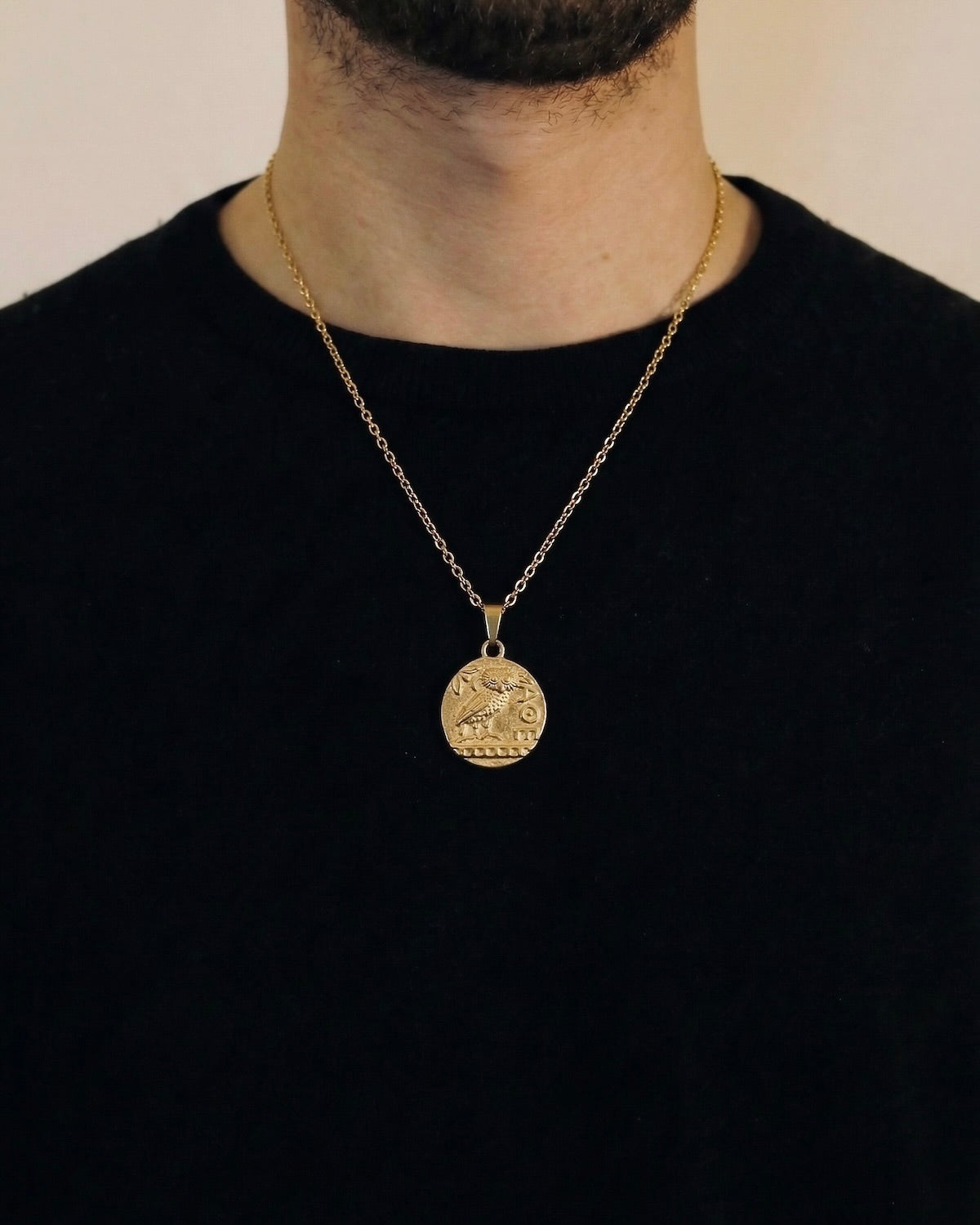Vintage Owl Coin Pendant - Coda Jewelry