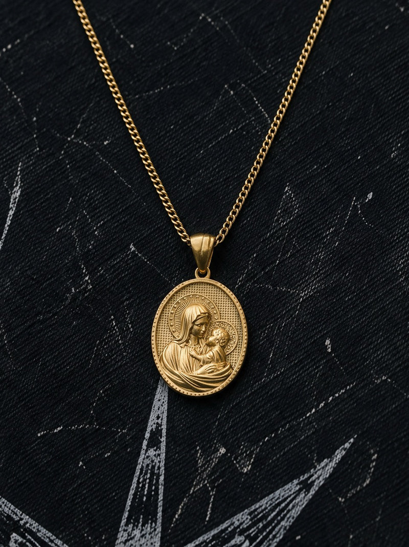 Gold Baby Jesus Pendant
