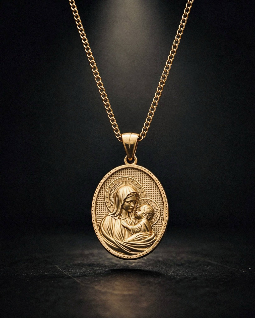 Gold Baby Jesus Pendant - Coda Jewelry