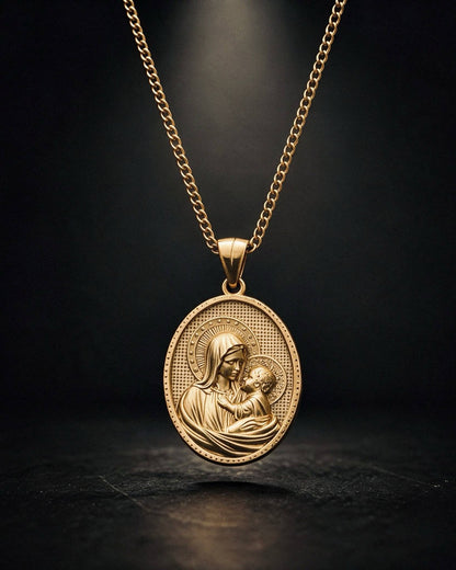 Gold Baby Jesus Pendant - Coda Jewelry