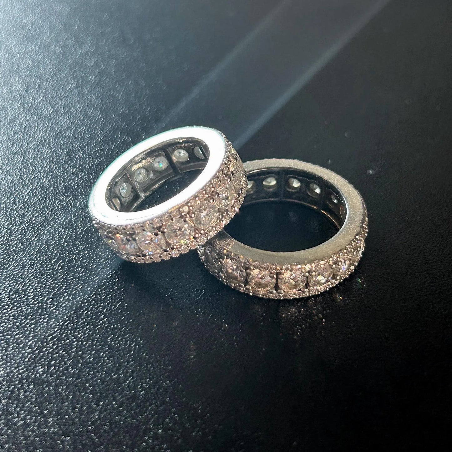 Moissanite Ring | Silver