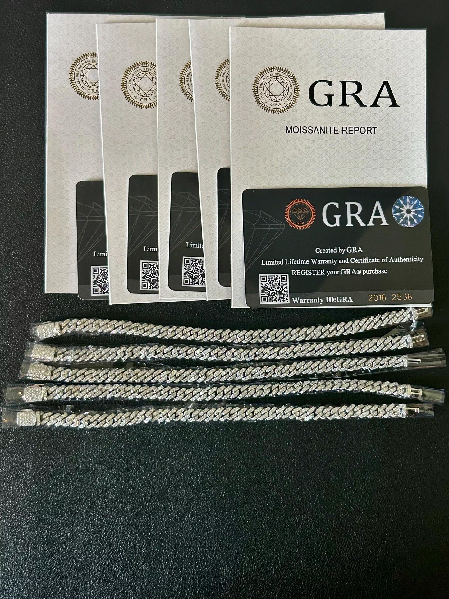 Moissanite Cuban Link Bracelet | Silver