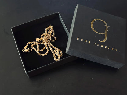 Rope Chain | 3mm - 18k Gold