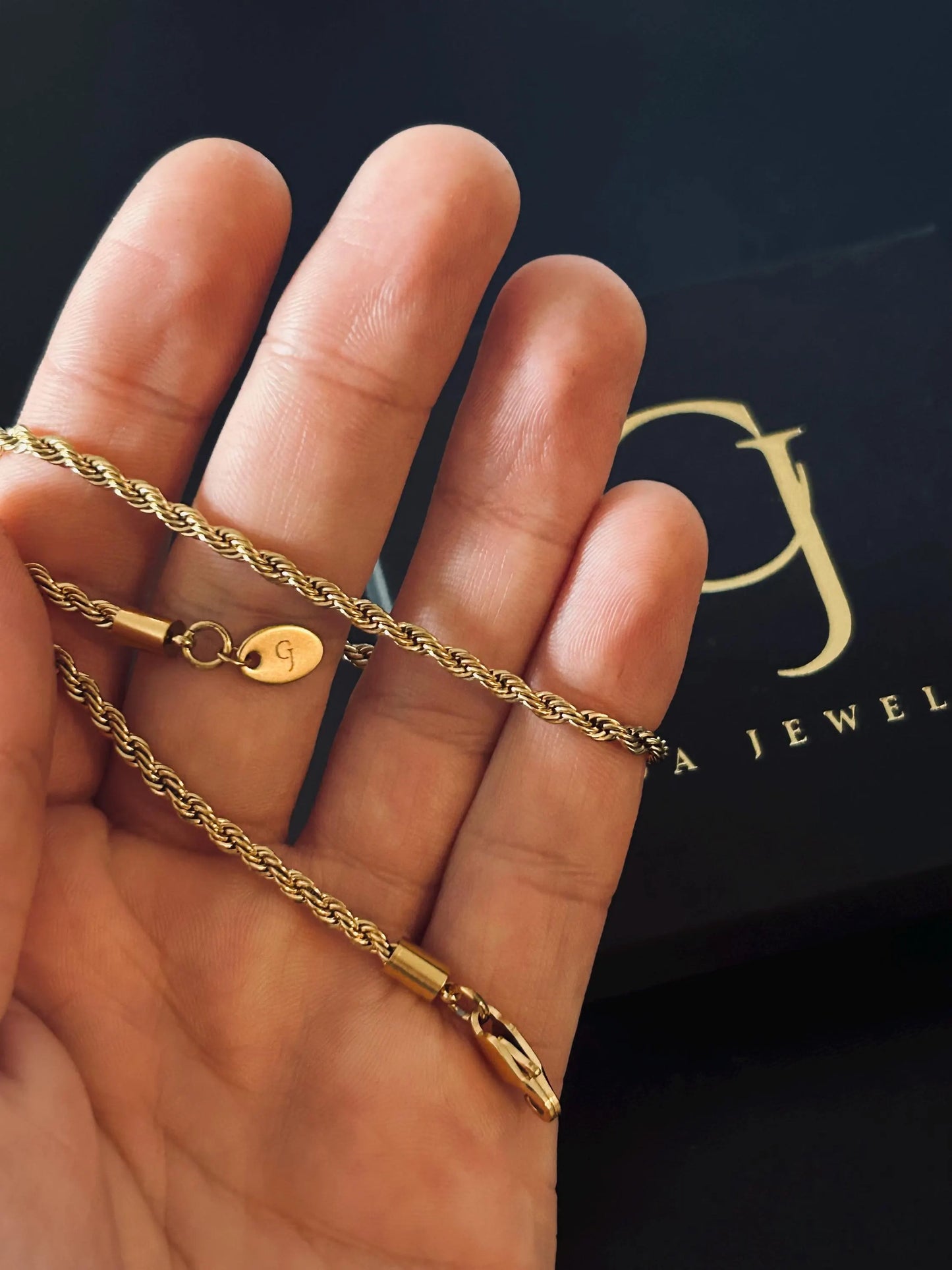 Rope Chain | 3mm - 18k Gold