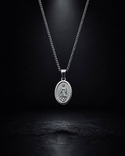 Silver Holy Mary Praying Pendant - Coda Jewelry