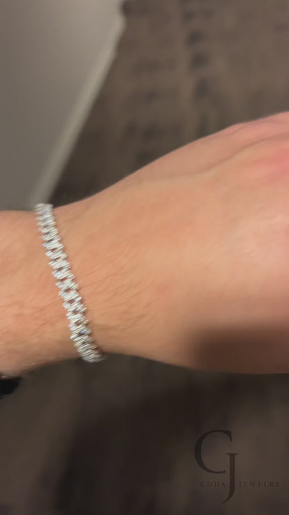 Moissanite Ring | Silver