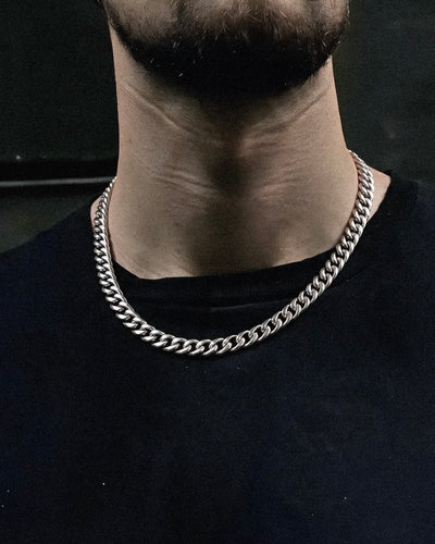 Silver Miami Cuban Link Chain