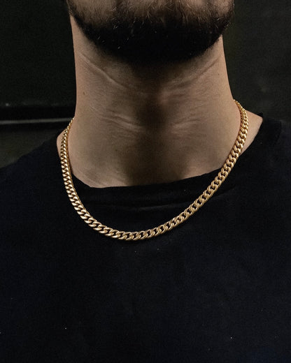 Gold Miami Cuban Link Chain
