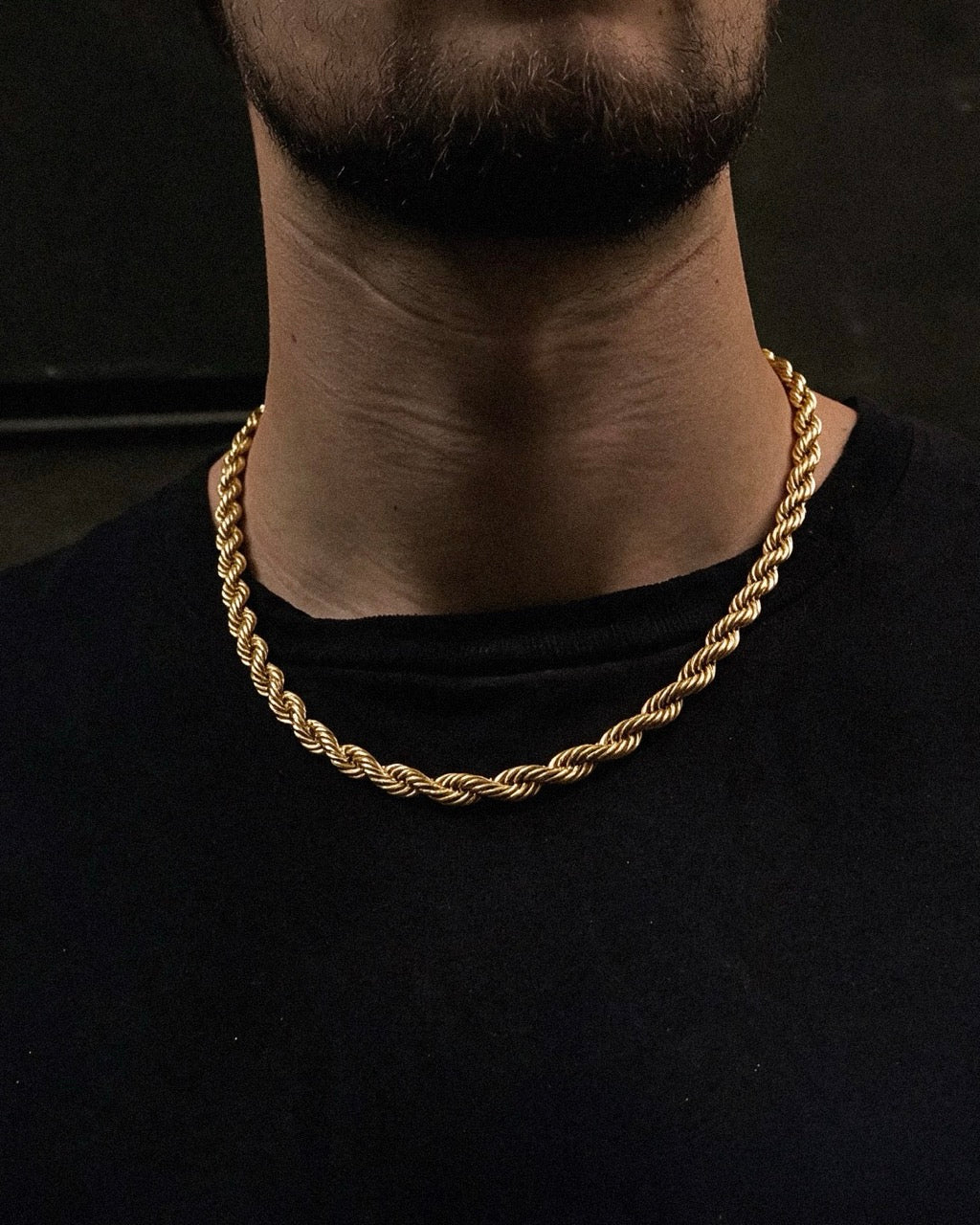 Thick Gold Rope Chain